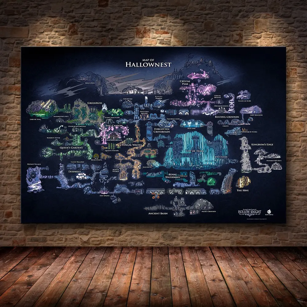 ملصق لعبة هولو نايت هالونست، ل - مراجعة Star Map Poster وسعره