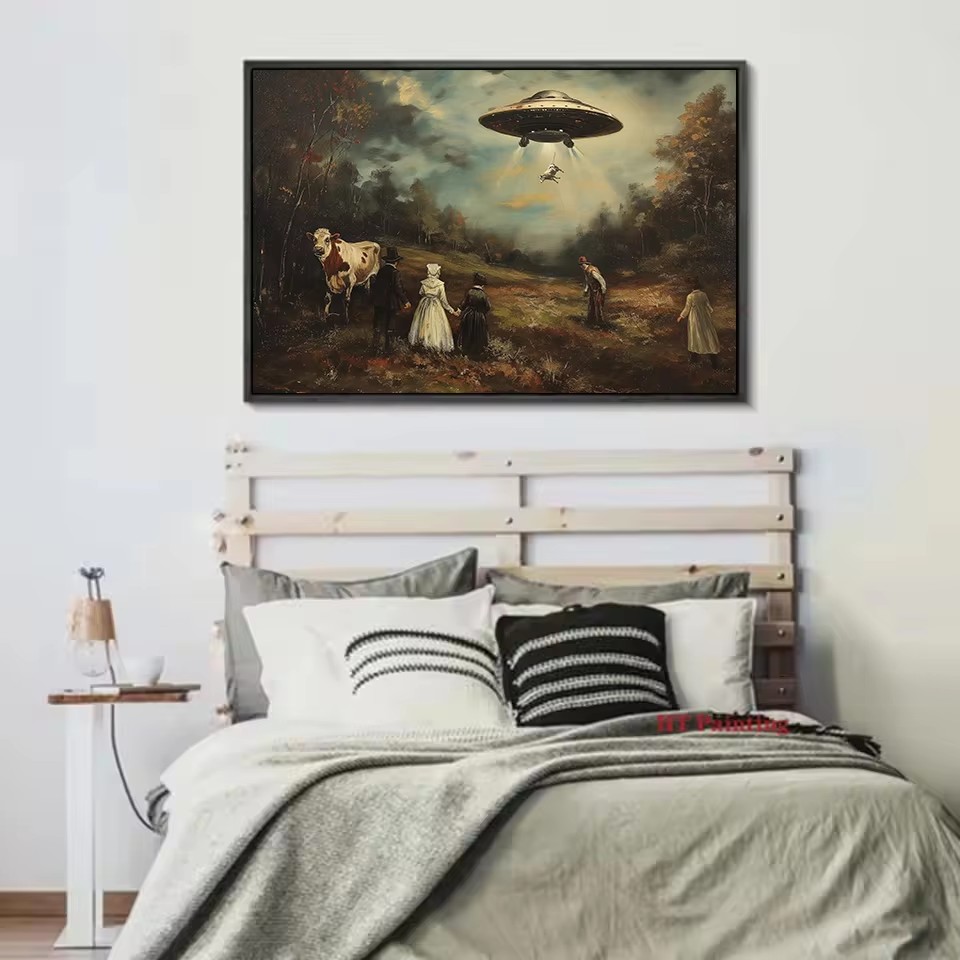 لوحة فنية جدارية مطبوعة بتصميم - مراجعة Star Map Poster وسعره